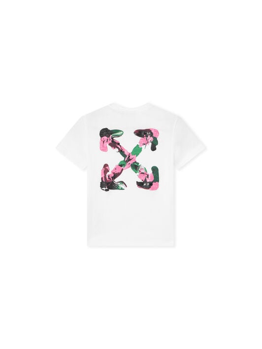 Arrow Acrylic T-Shirt OFF WHITE Arrow Acrylic T-Shirt WHITE 44GAA001F26J008