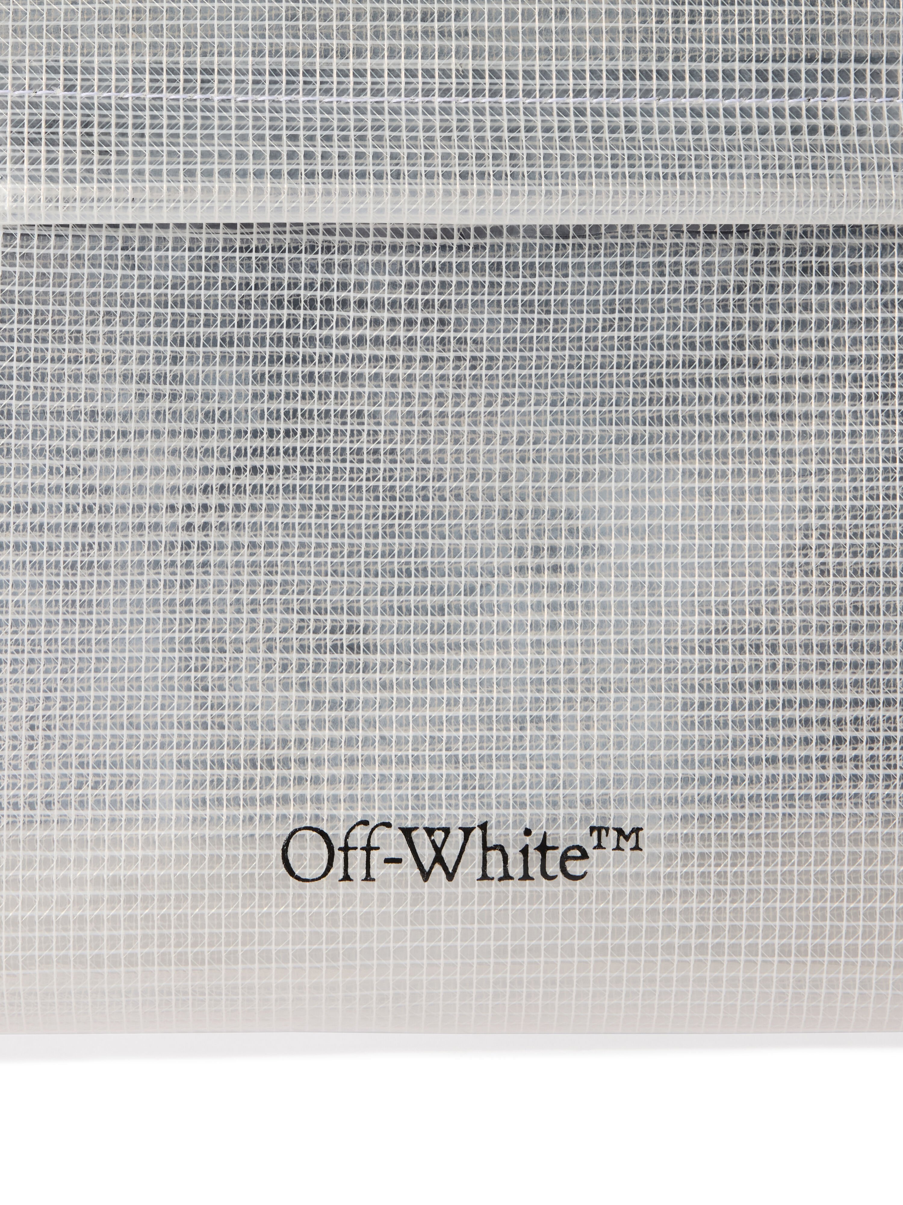 OFF WHITE Heritage Ripstop Backpack TRANSPARENT - BLACK OMNB124C99FAB001