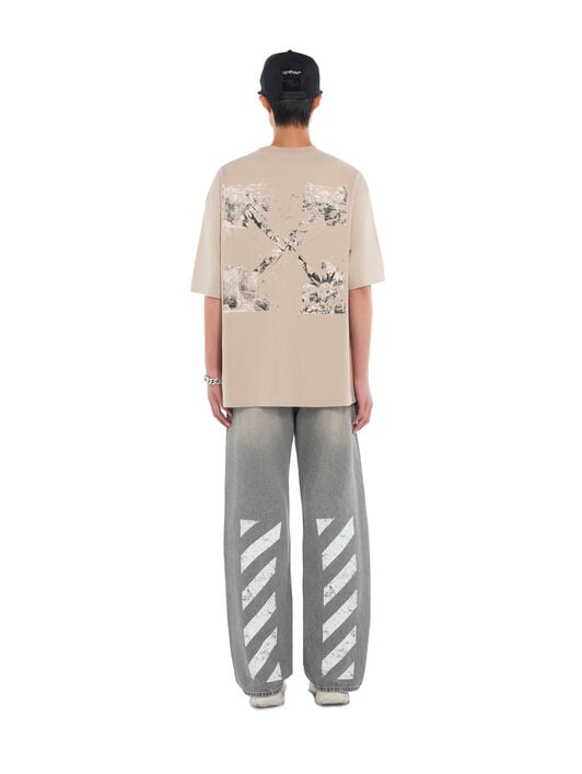 Spices Arrow Skate T-Shirt OFF WHITE Spices Arrow Skate T-Shirt STRING 44MAA120F26J00D