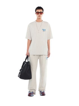 OFF WHITE Half Arrow Sweatpants GREY MELANGE 44MCH05AF26F003