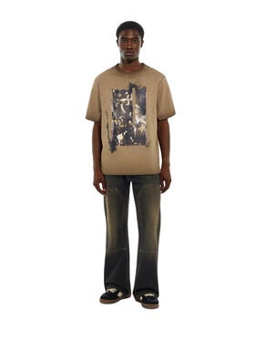 OFF WHITE Inked Mercy T-Shirt CLOUD NUTRIA 44MAA16NF26J002