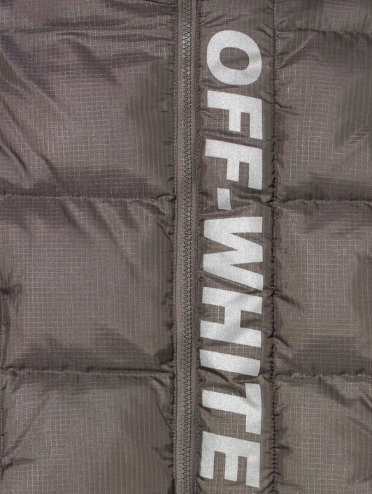 Ripstop Puffer Jacket OFF WHITE Ripstop Puffer Jacket DARK GREY - REFLECTIVE OBEJ002F25FAB001