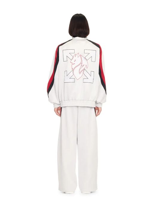 OFF WHITE Acm X Puma Track Pant Silver - Red - Black  OMCJ03AT25FAB001