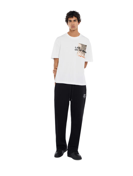 LAB L/AB Camouflage T-Shirt WHITE 44LABF26T075