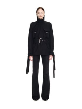OFF WHITE CO CARGO BELT FIELD JACKET BLACK OWEL012F23FAB001