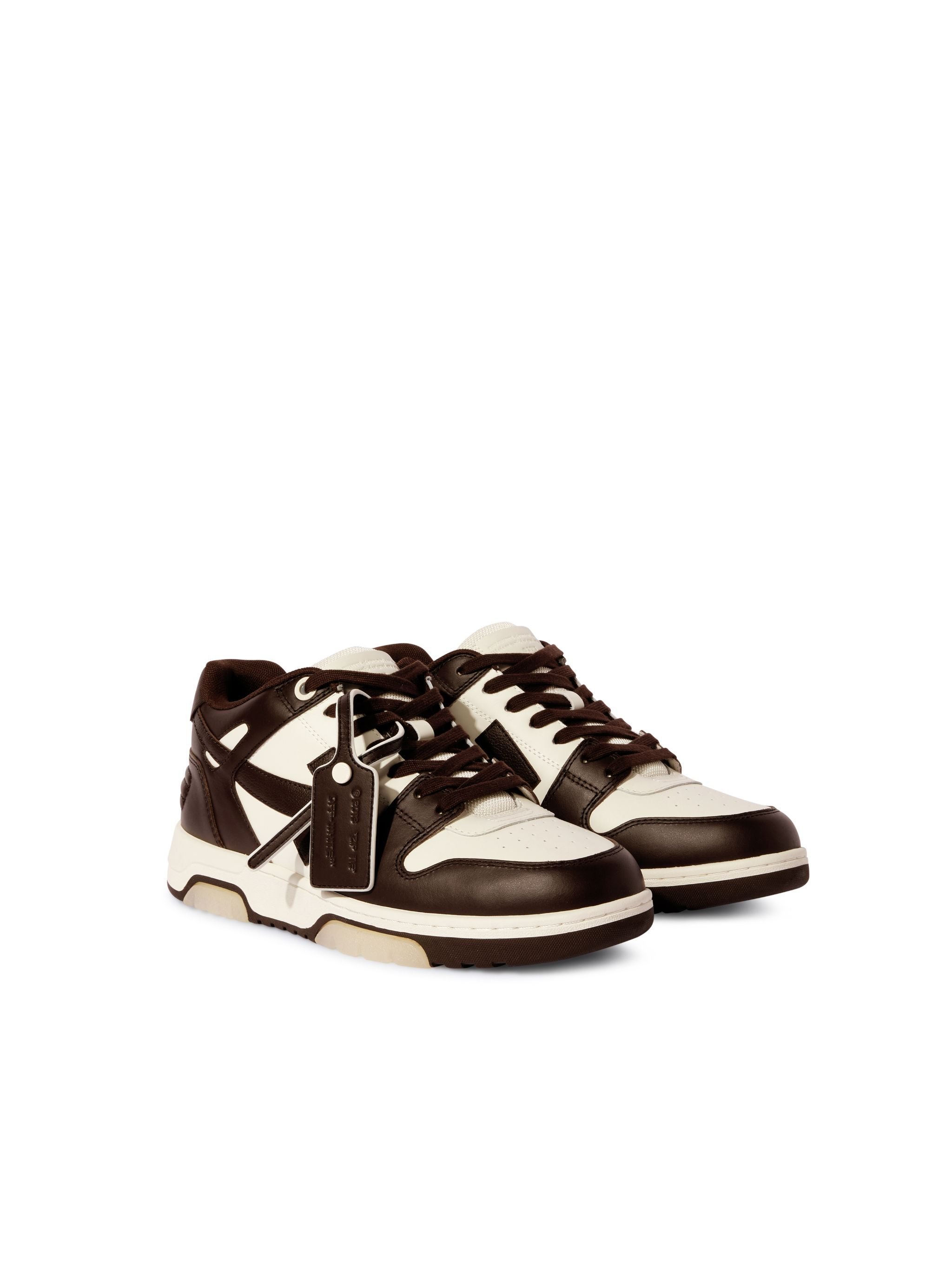 OFF WHITE Chocolate/Cream Out Of Office BROWN OMIA189S25LEA002