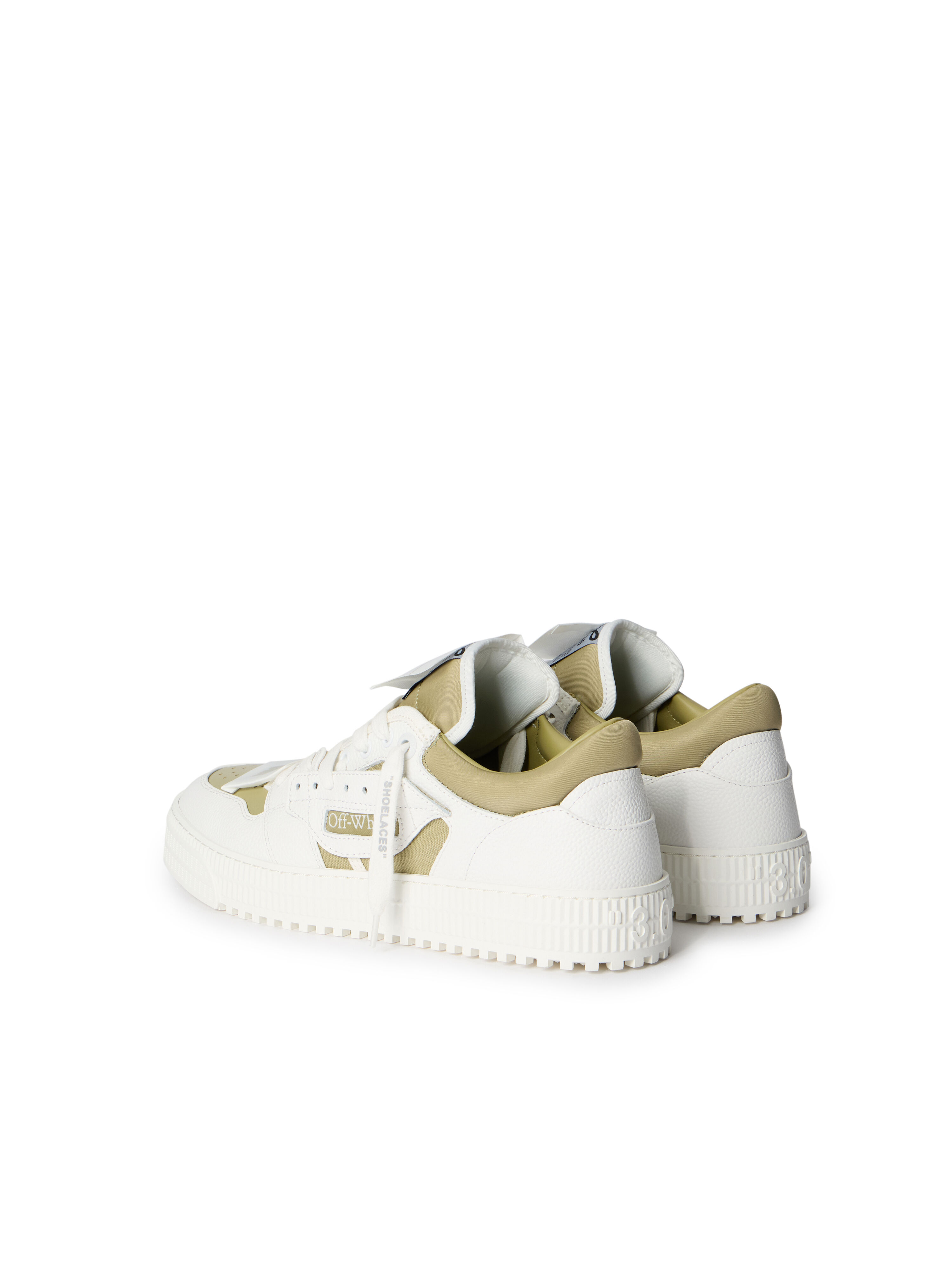 3.0 Off Court Low Top Sneakers in WHITE - GREY GREEN for Men | Off
