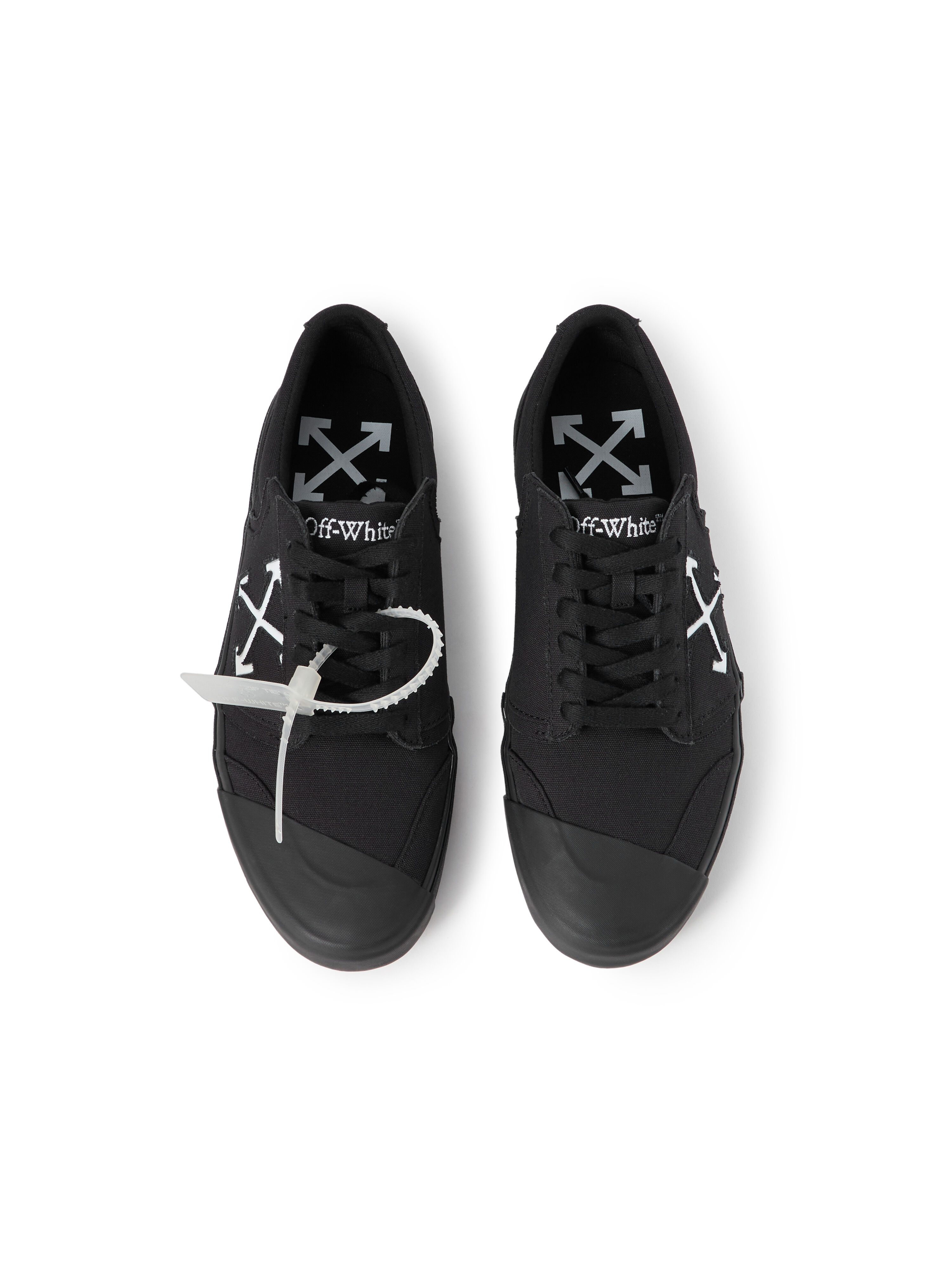 Vulcanized Undercut Sneakers in BLACK - WHITE for Men | Off-White™