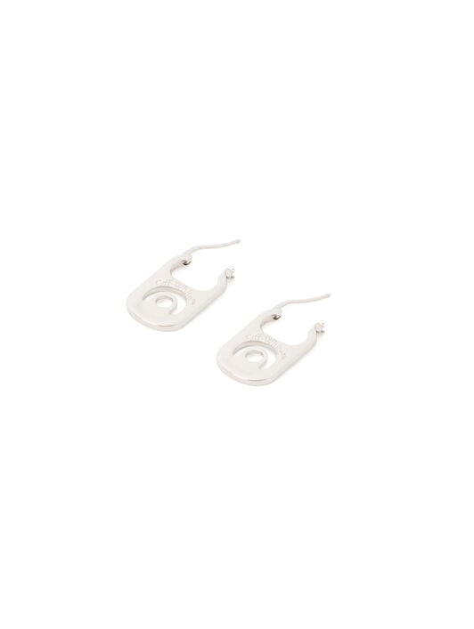 OFF WHITE Can Tab Mono Earrings SILVER - SILVER OMOD11QF25MET001