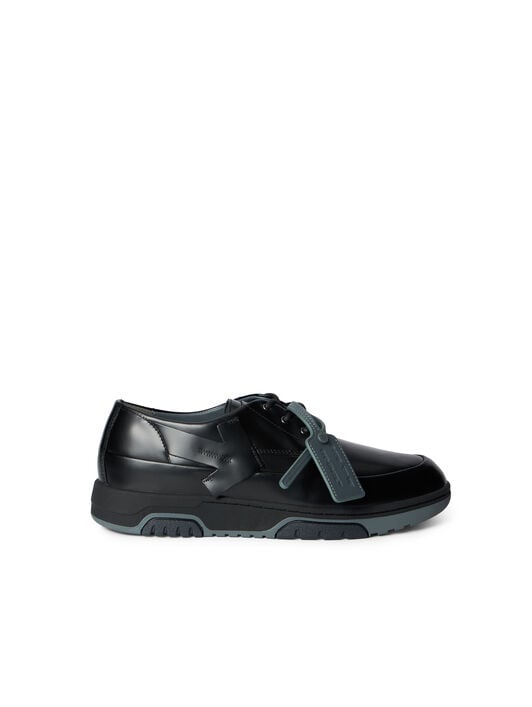 Derby Leather Shoes OFF WHITE Derby Leather Shoes BLACK - BLACK OMIY002F25LEA001