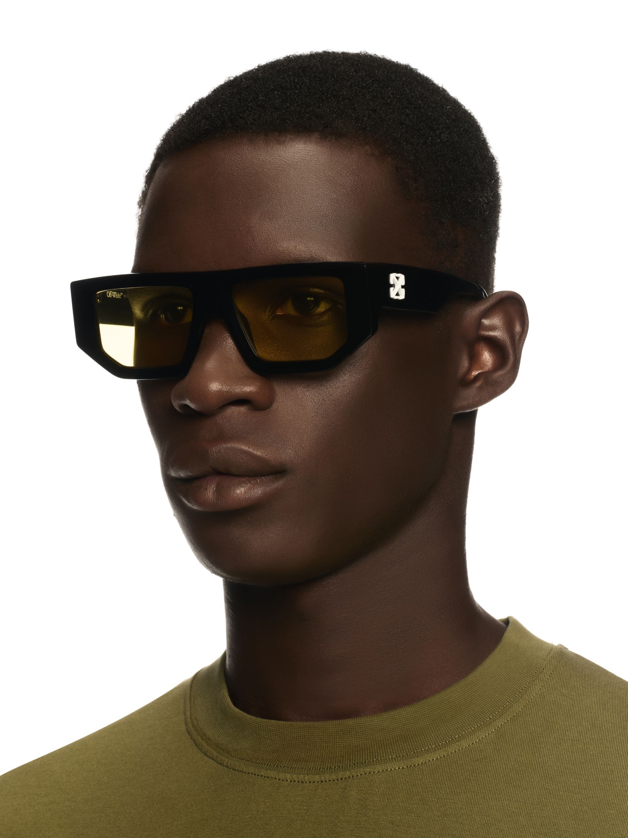 OFF WHITE Vancouver Sunglasses BLACK OERI13FC99PLA001