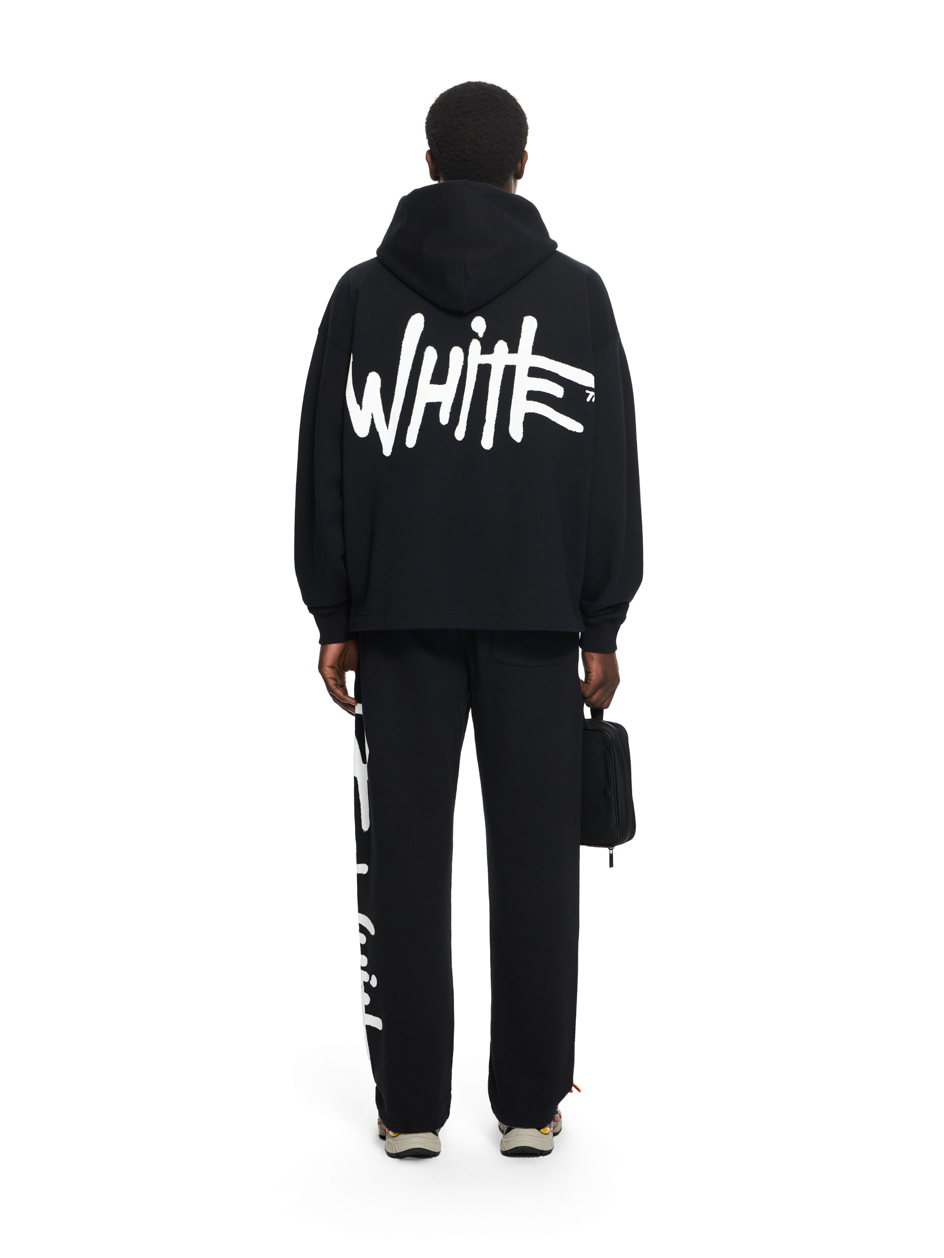 OFF WHITE Spray Logo Sweatpant BLACK 44MCH05AS26F00B