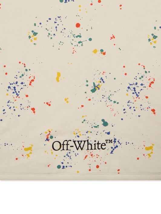 OFF WHITE Splat Blanket LIGHT GREY - MULTICOLOR OBXT001F25JER001