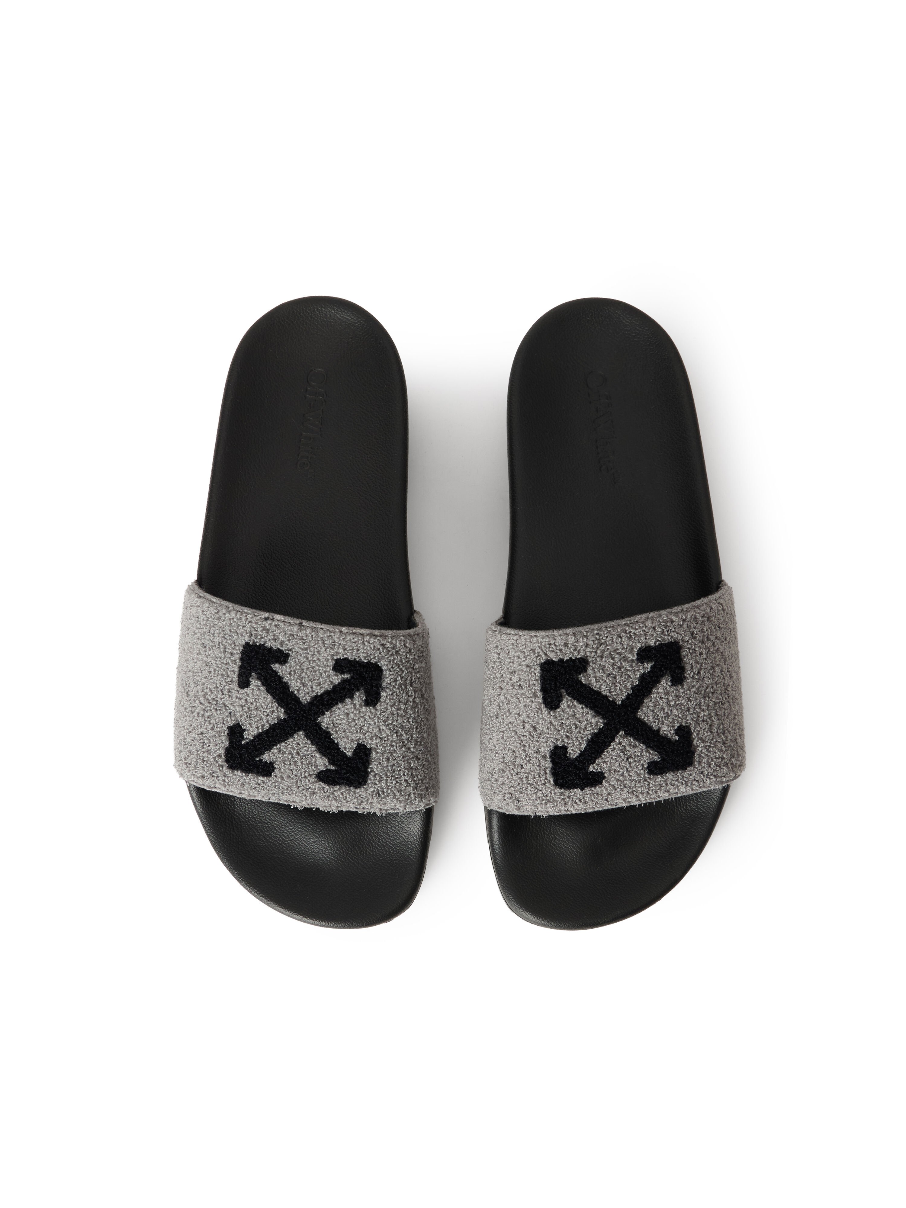 Arrow Terry Slider OFF WHITE Arrow Terry Slider SMOKE/ BLACK OMIU003F25FAB001
