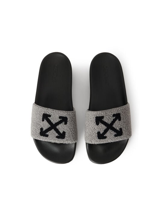 Arrow Terry Slider OFF WHITE Arrow Terry Slider SMOKE/ BLACK OMIU003F25FAB001