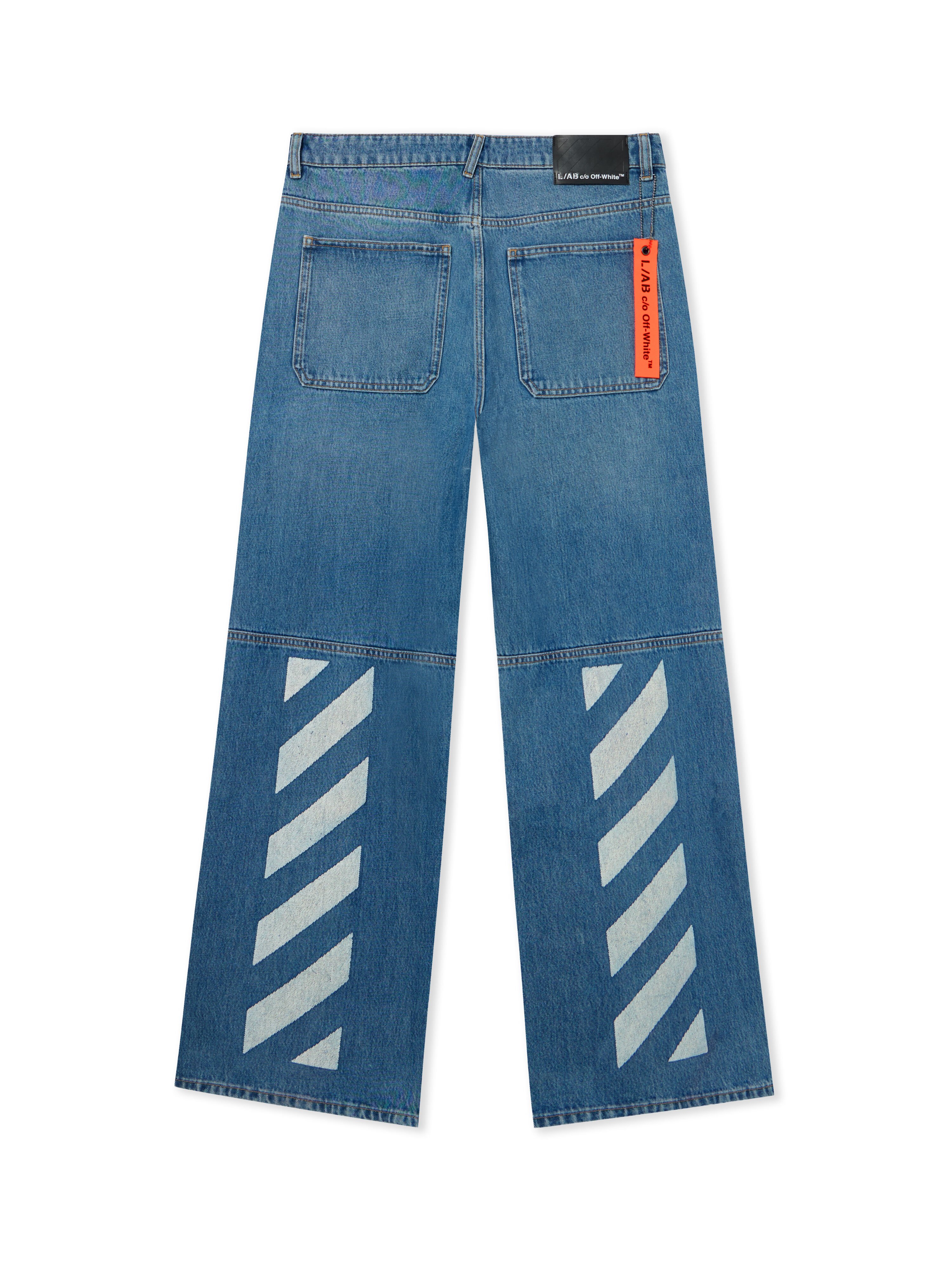 LAB L/AB Diagonal Carpenter Jeans STEEL INDIGO 44LABF26D114