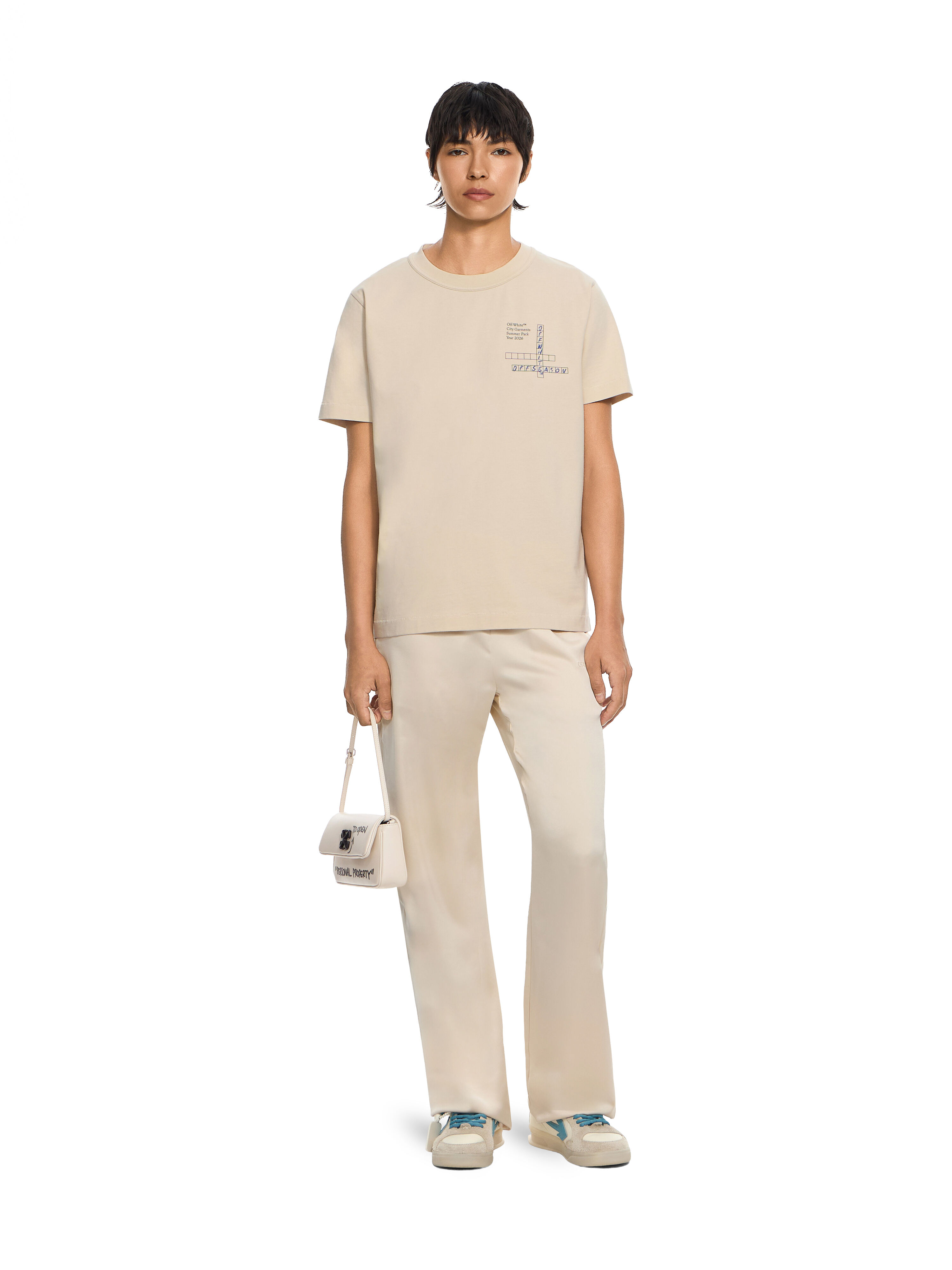 Connect Dots Regular T-Shirt OFF WHITE Connect Dots Regular T-Shirt Beige-No Color 29A00726T