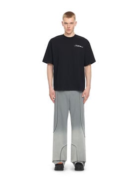 OFF WHITE Type Arrow Skate S/S Tee BLACK 44MAA120S26J00K