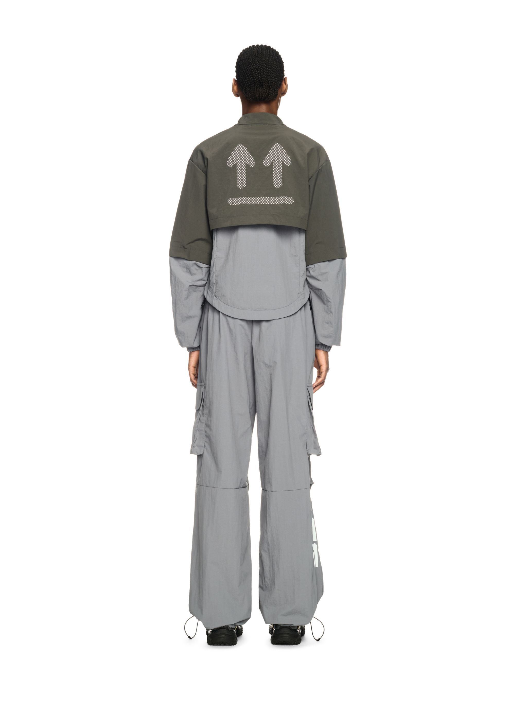 OFF WHITE Pantaloni Parachute Off Grigio Scuro GRIGIO OWVI015S25FAB001