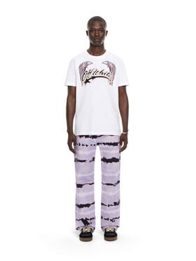 OFF WHITE Swarovski Double Eagle Slim T-shirt WHITE 44MAA027Z26J008