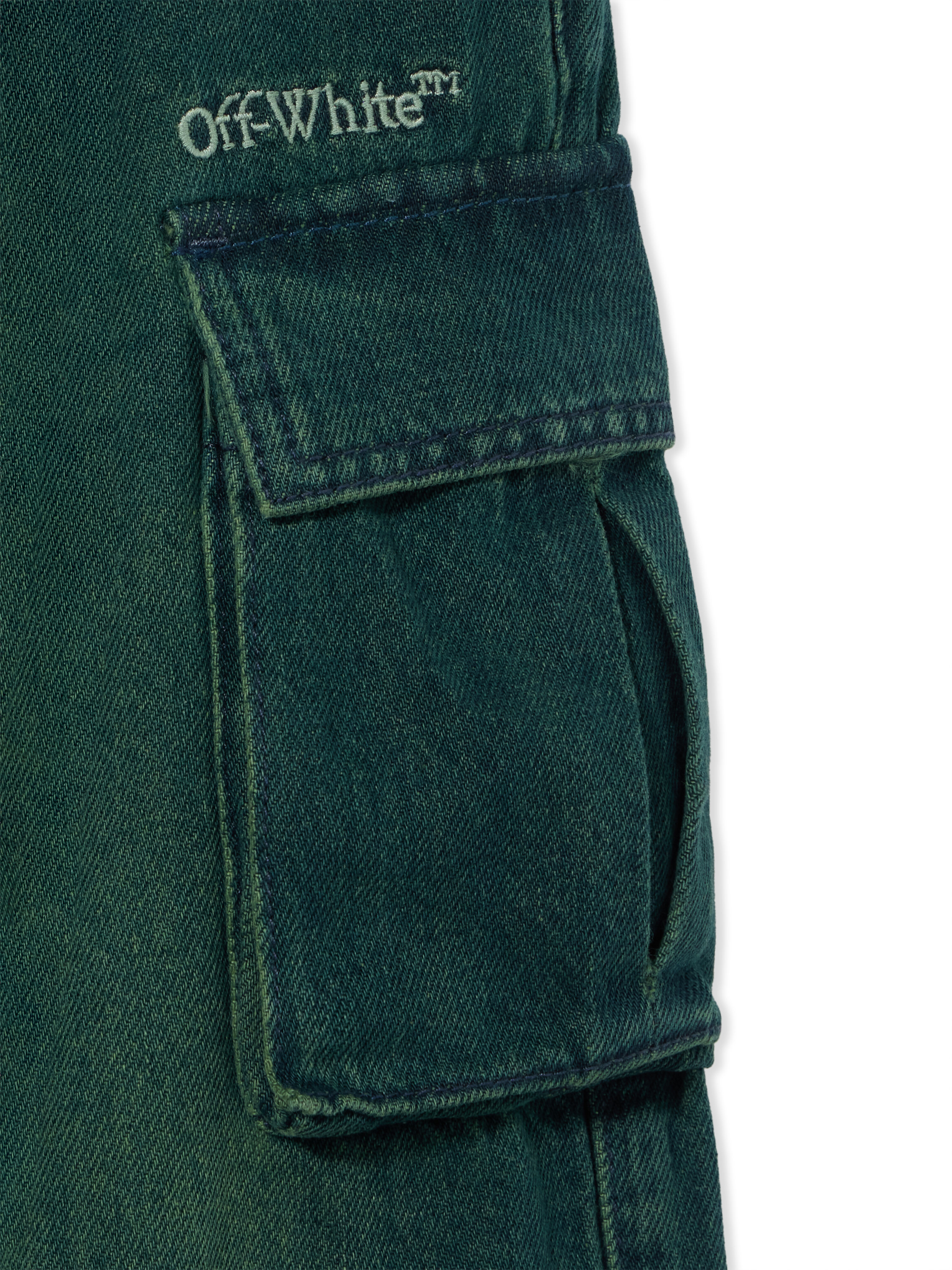Stitch Diag Denim Cargo Pants OFF WHITE Stitch Diag Denim Cargo Pants PINE GROVE 44BYB002F26D002