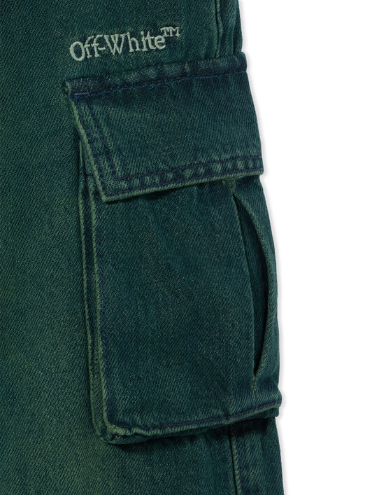 Stitch Diag Denim Cargo Pants OFF WHITE Stitch Diag Denim Cargo Pants PINE GROVE 44BYB002F26D002