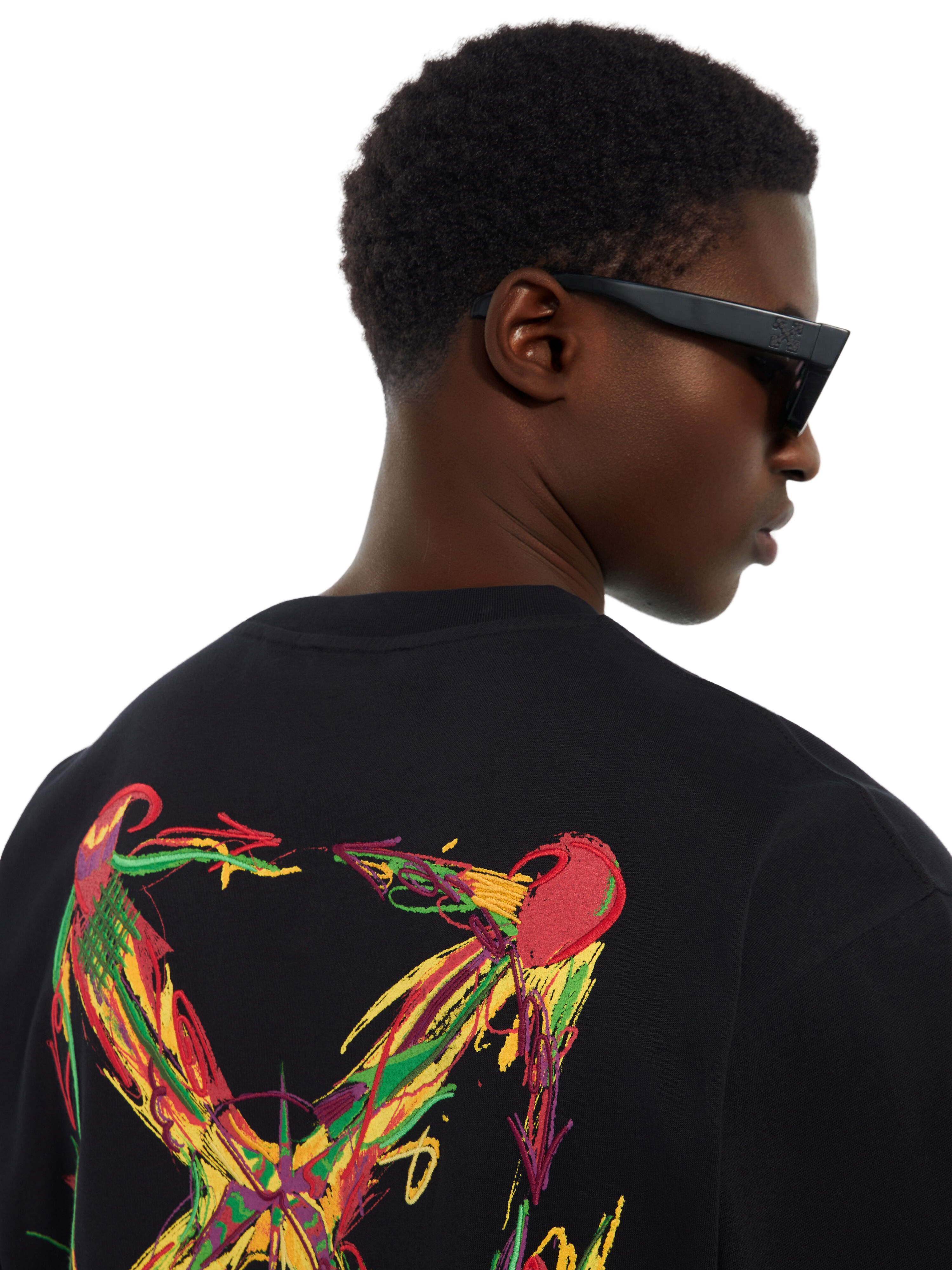 Miles Davis Arrow Trumpet Skate T-Shirt OFF WHITE Miles Davis Arrow Trumpet Skate T-Shirt BLACK 44MAA120W26J00B