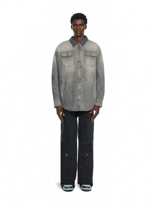Bookish Workwear Denim Overshirt OFF WHITE Bookish Workwear Denim Overshirt SUN FADED GREY 44MYD05WF26D001
