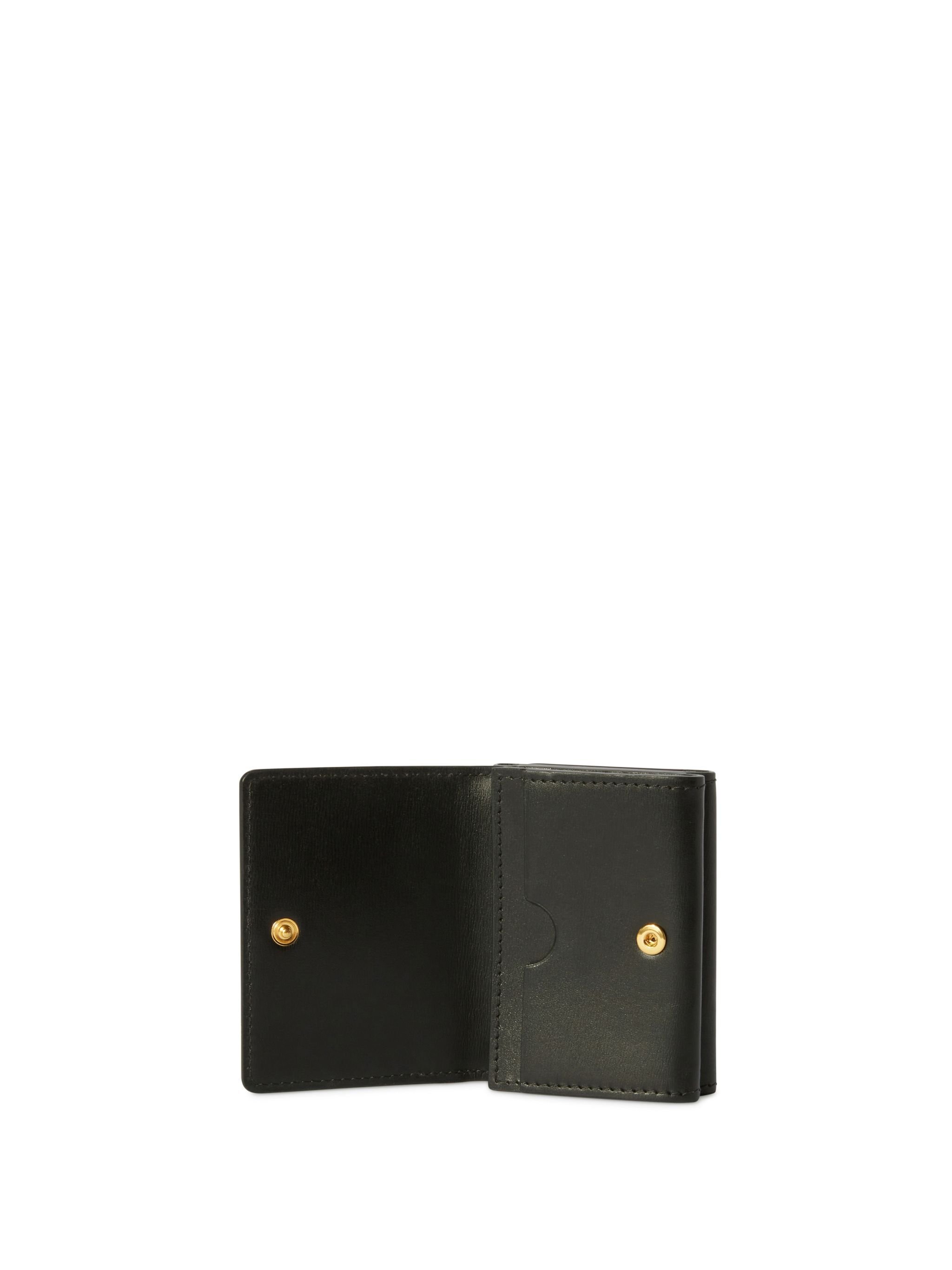 OFF WHITE Jitney Mini Compact Wallet BLACK OWNC060F23LEA001
