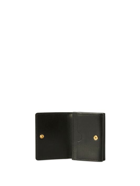 Jitney Kompaktes Mini-Portemonnaie OFF WHITE Jitney Kompaktes Mini-Portemonnaie SCHWARZ OWNC060F23LEA001