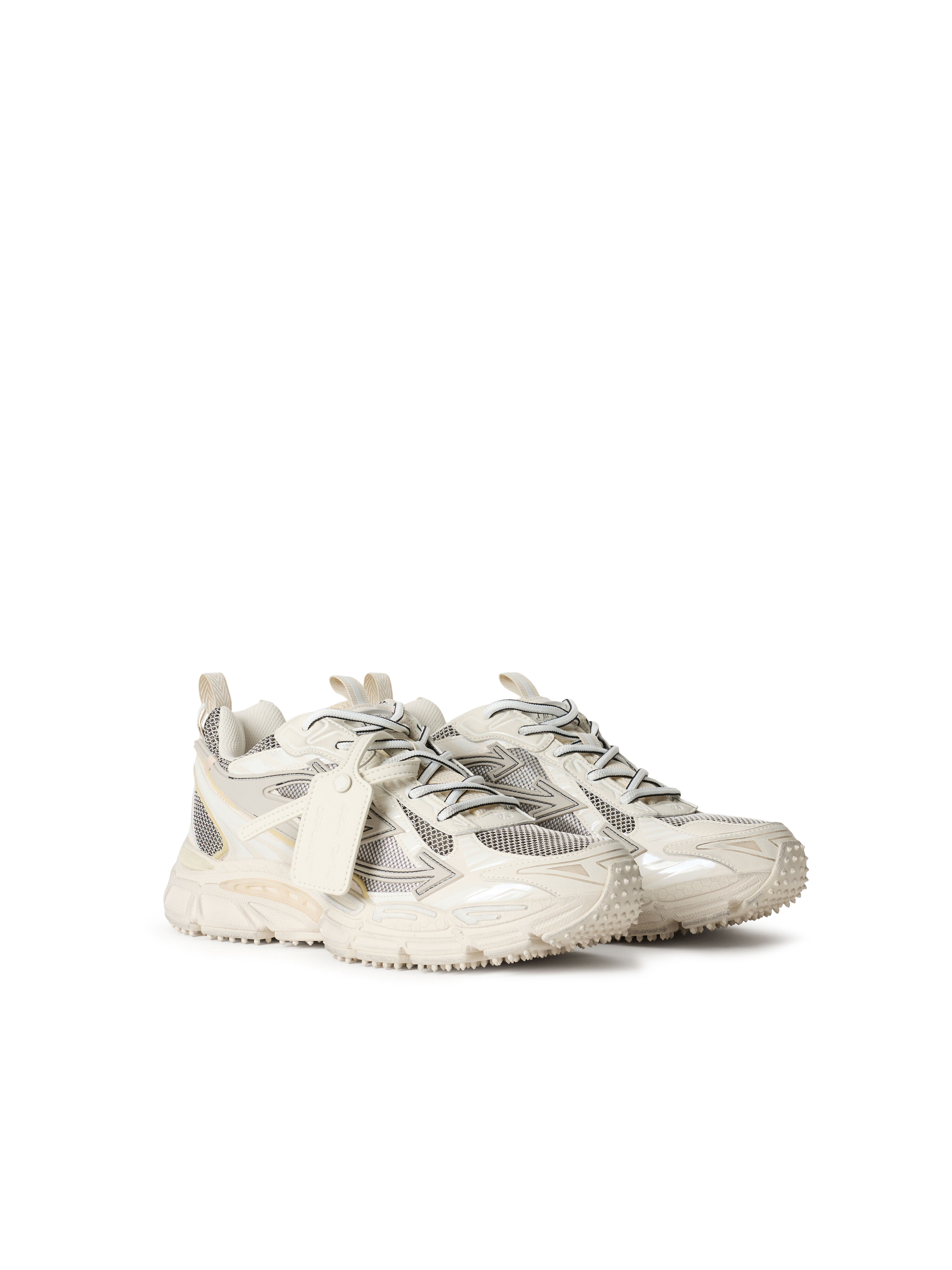 OFF WHITE Be Right Back Worn Out Sneakers BEIGE/GREY OF05753267