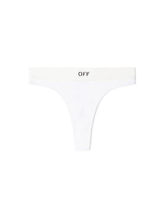 WEISS/ SCHWARZ OFF RIB SLIP OFF WHITE WEISS/ SCHWARZ OFF RIB SLIP WHITE OWUC001S25JER001