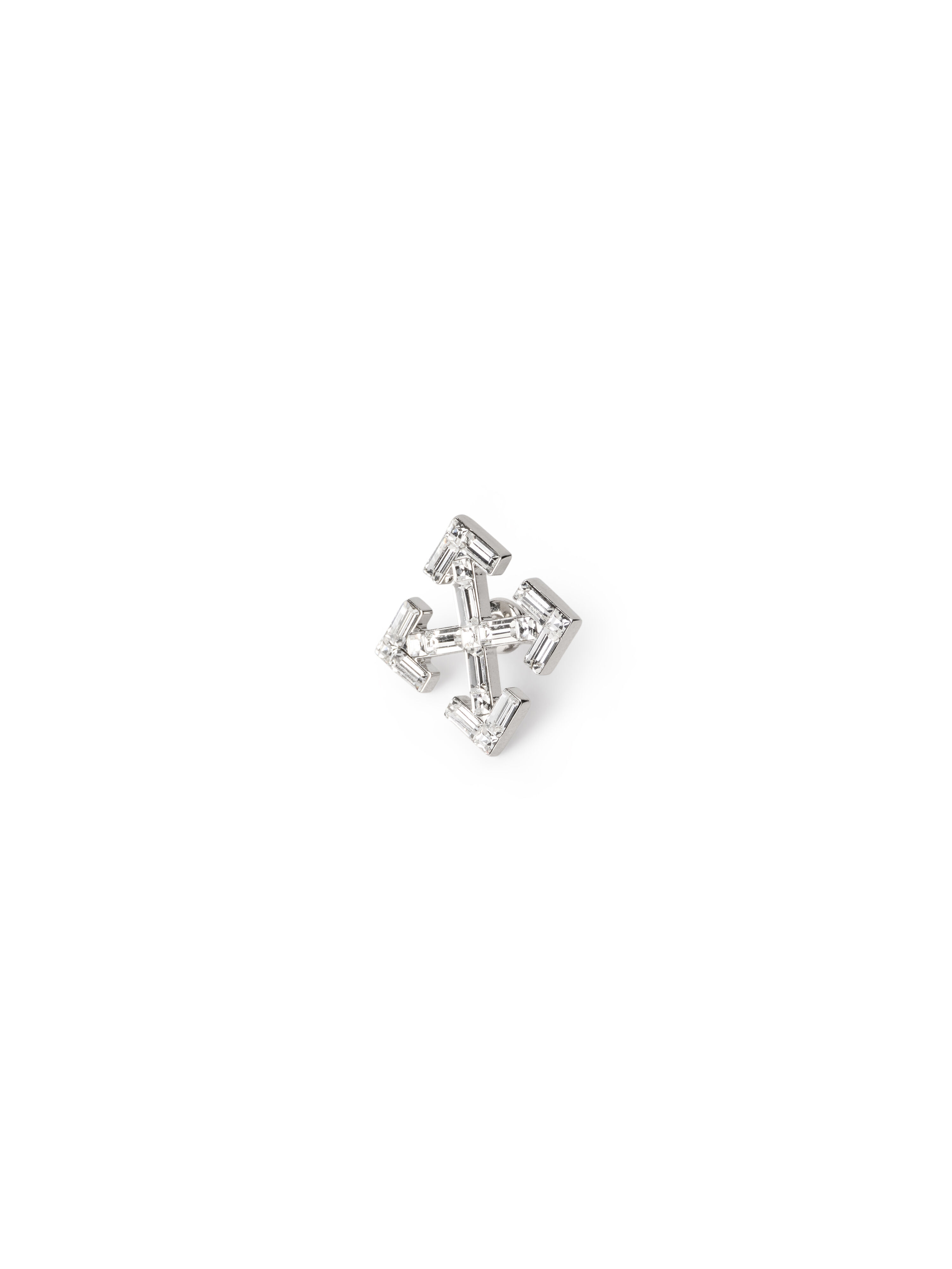 Bling Arrow Mono Earring in SILVER - SILVER for Men | Off-White™