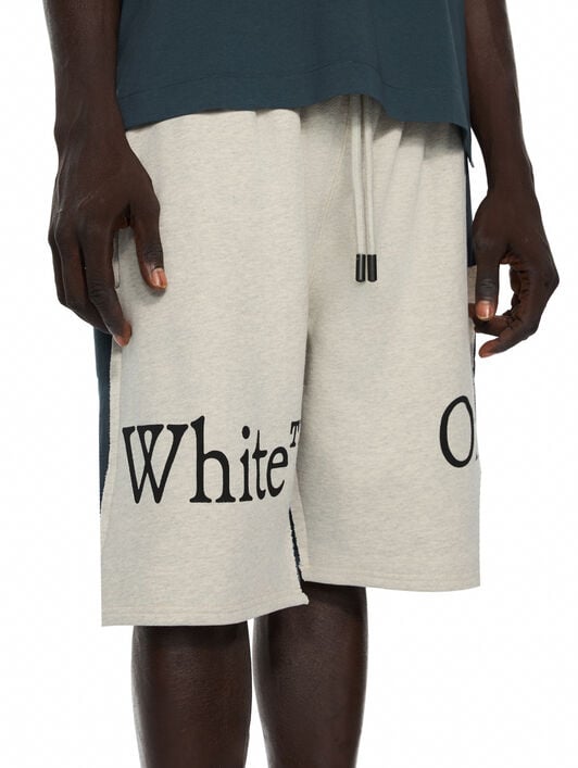 Bookish Scarf Overlap Skate Sweatshorts OFF WHITE Bookish Scarf Overlap Skate Sweatshorts DARK SLATE 44MCI01CF26F002