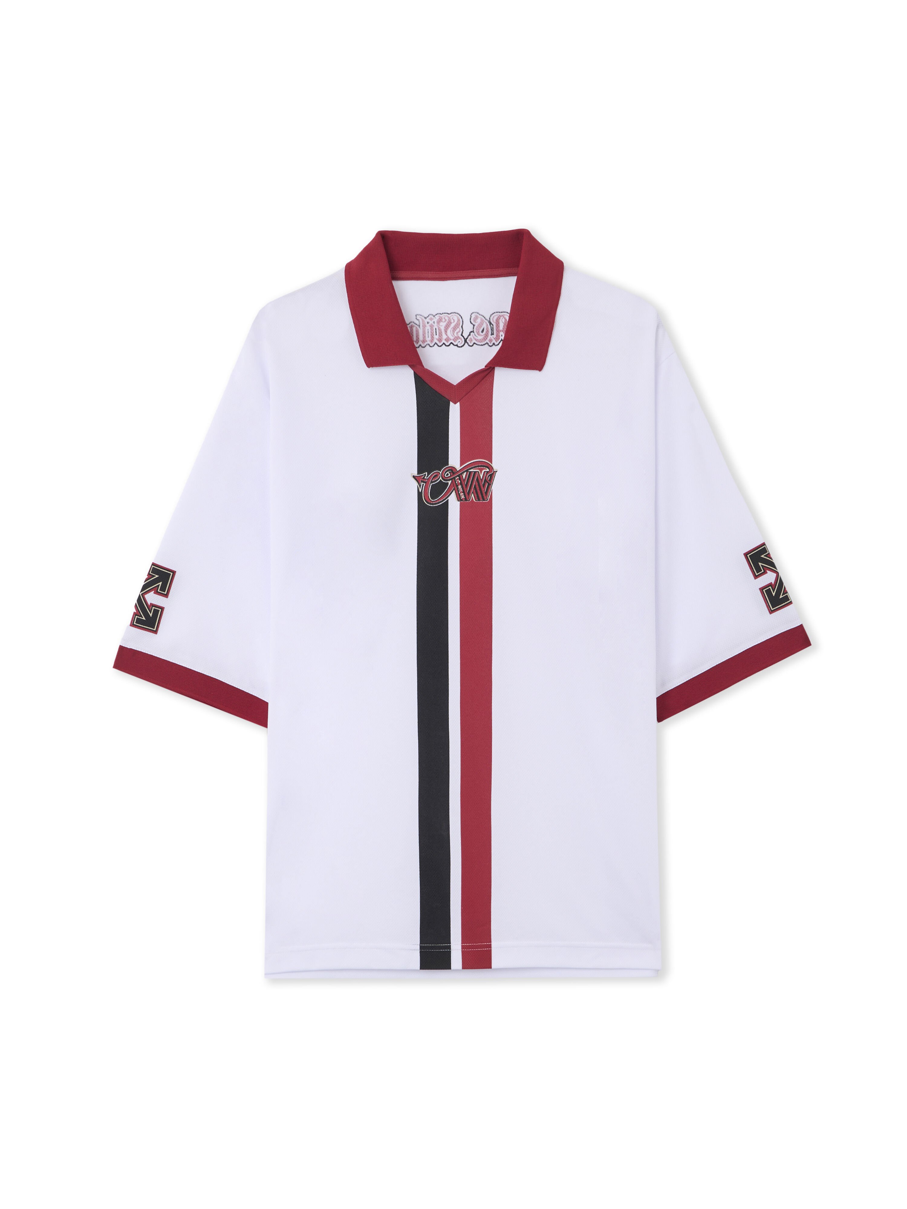 OFF WHITE Off-White™ c/o AC Milan Arrow Tech T-shirt WHITE RED 44MAA16RG25F001