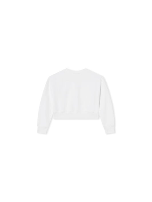 Vintage Logo Boxy Crewneck Sweatshirt OFF WHITE Vintage Logo Boxy Crewneck Sweatshirt WHITE 44GBA013F26F001