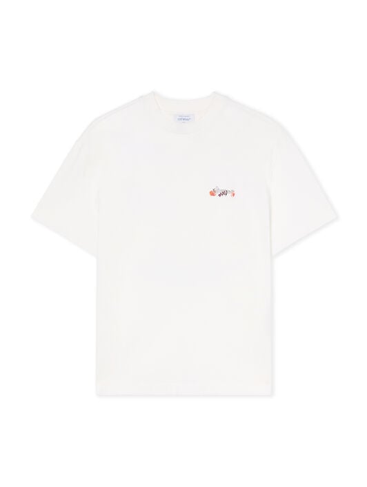 Flower Vase Regular Logo Tee OFF WHITE Flower Vase Regular Logo Tee WHITE - BLACK OWAA089F25JER005