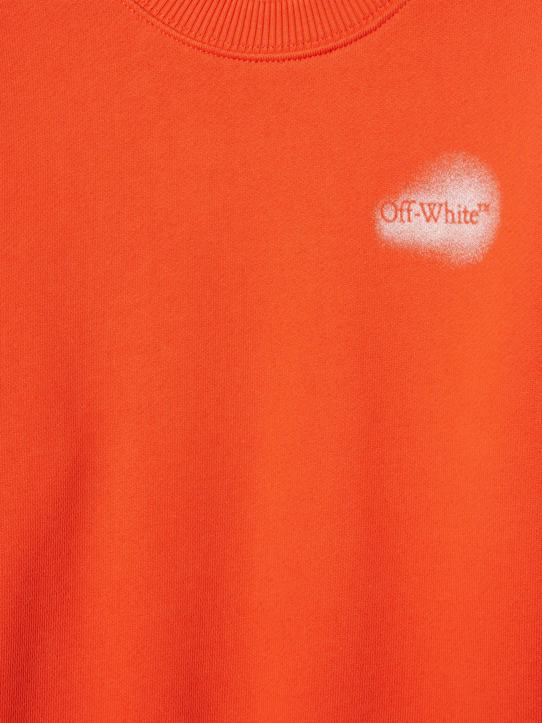 OFF WHITE Spray Arrow Sweatshirt ORANGE OBBA001S25FLE004