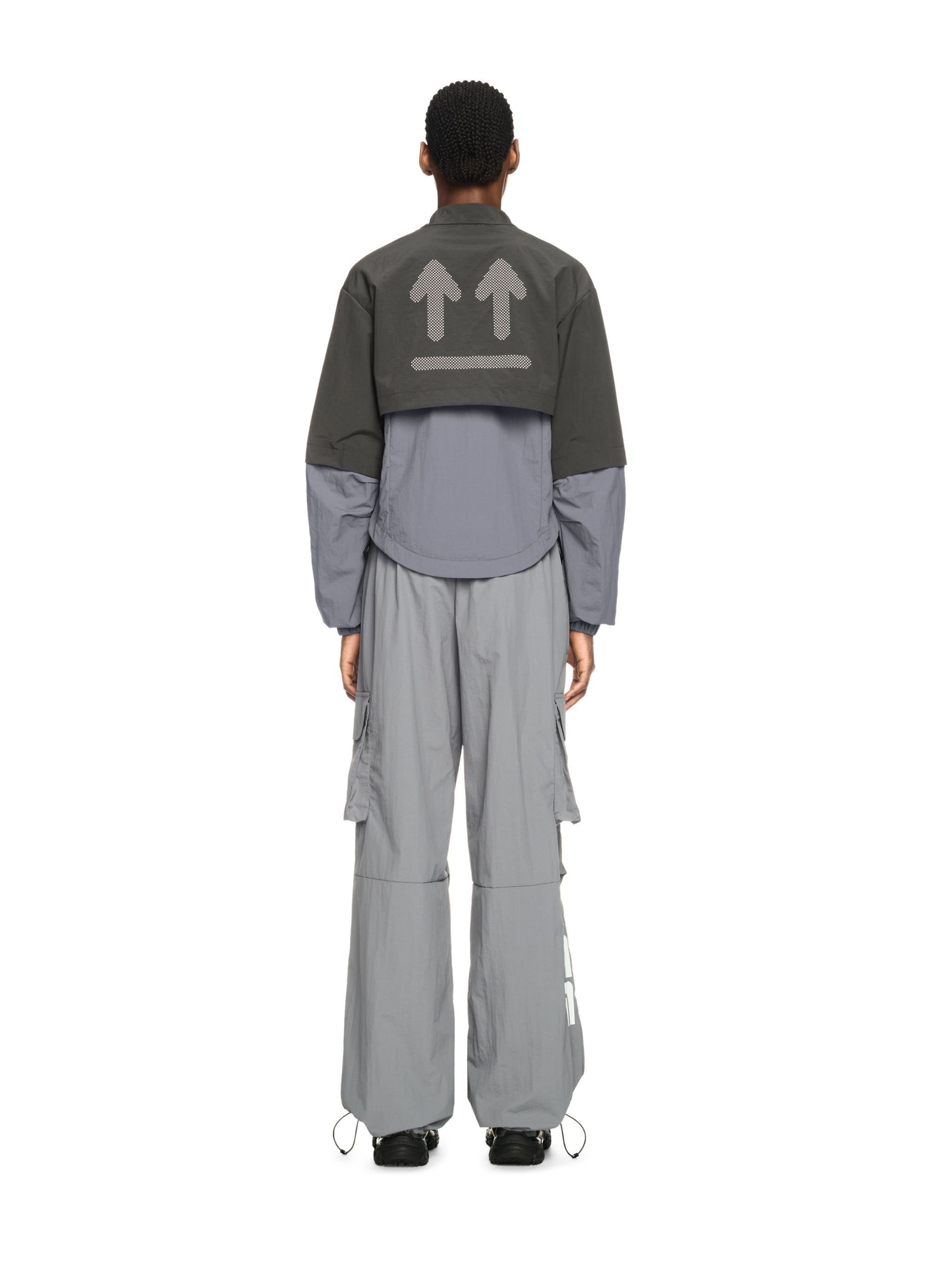OFF WHITE Giacca Parachute Off Grigio Scuro VERDE OWVC004S25FAB001