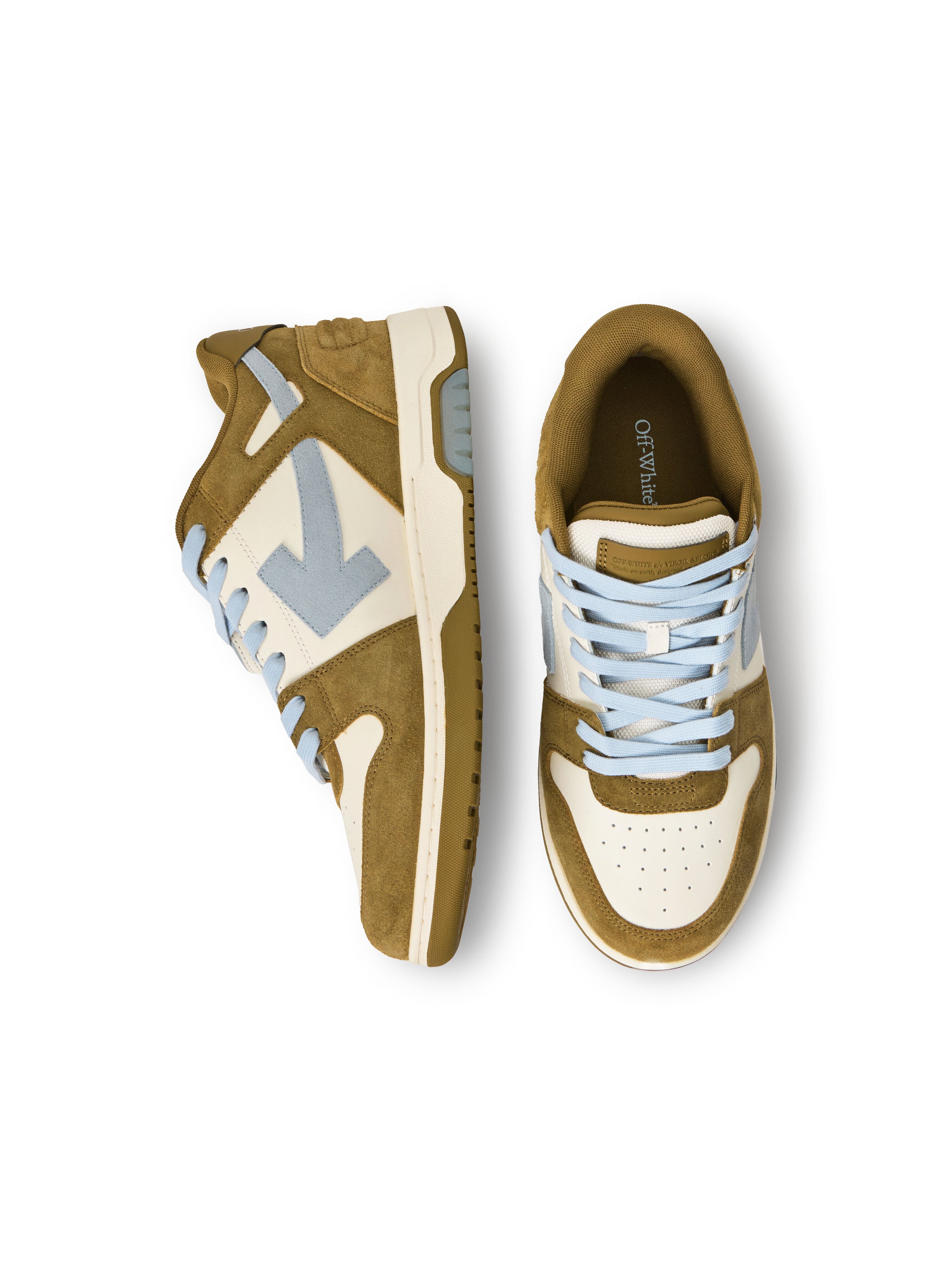 OFF WHITE Out Of Office Sneakers MUD GREEN/CLOUD BLUE OF05730310