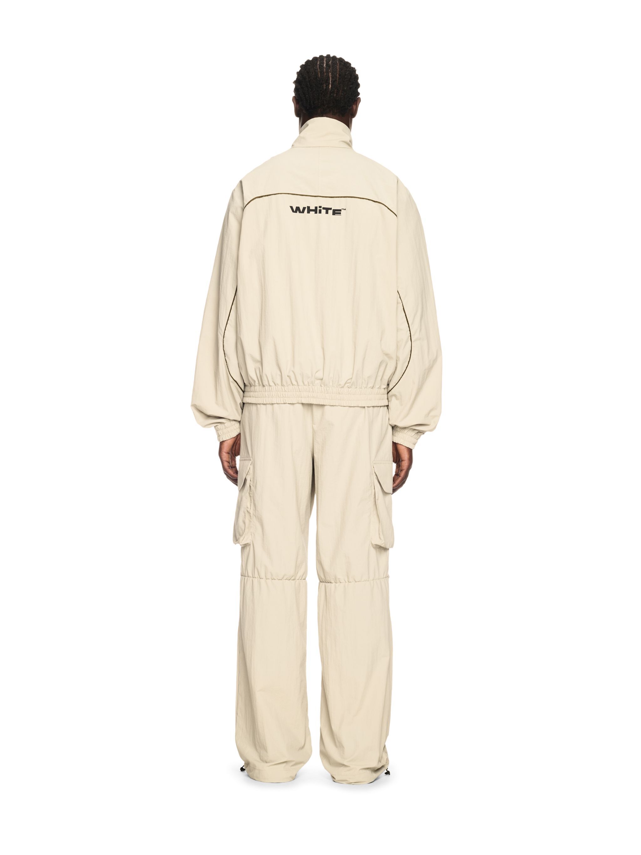 OFF WHITE Gray Off Split Track Jacket NEUTRALS OMBD05AS25FAB001