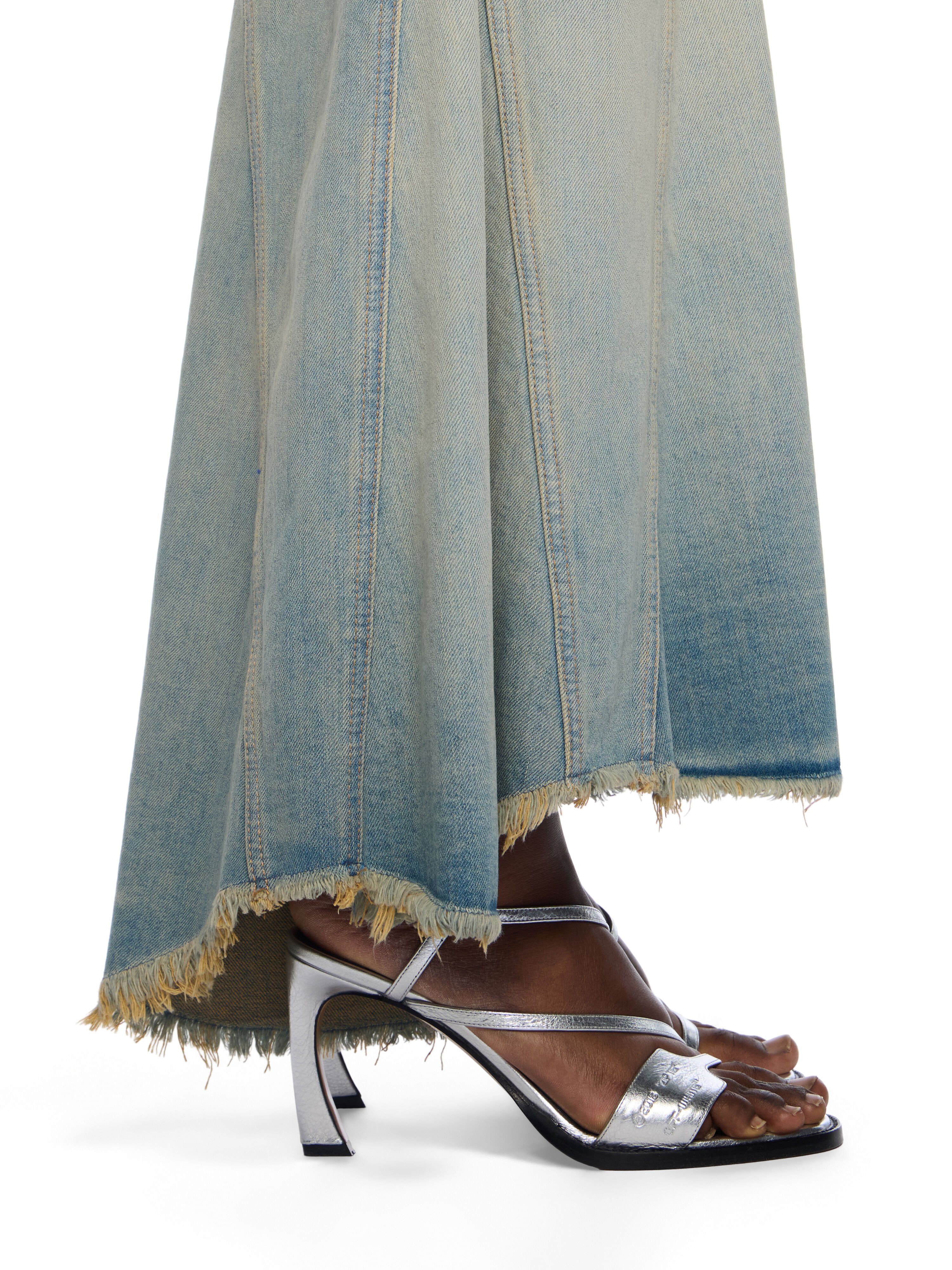 Zip Tie Loop Sandals OFF WHITE Zip Tie Loop Sandals SILVER - SILVER OWIH003F25LEA001