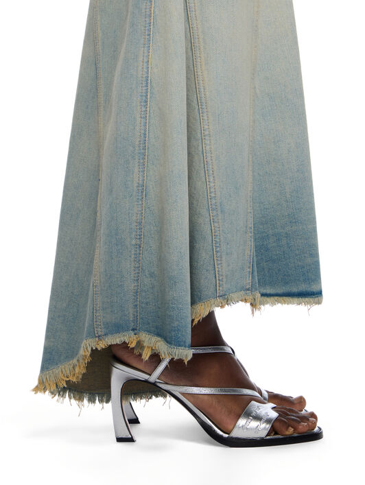 Zip Tie Loop Sandals OFF WHITE Zip Tie Loop Sandals SILVER - SILVER OWIH003F25LEA001