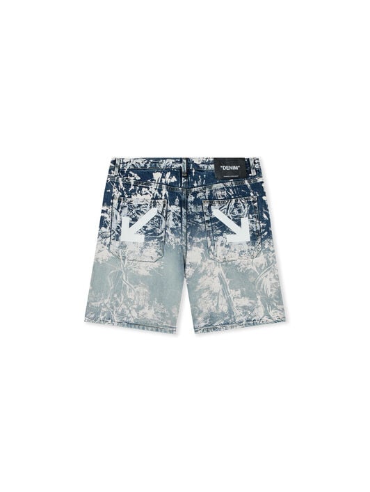 City Nature Shorts di Jeans OFF WHITE City Nature Shorts di Jeans OMBRE BLEACH BLUE 44MYC02CF26D002