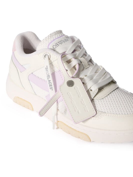 OFF WHITE Out Of Office Slim Sneakers WHITE - LILAC OWIA276F25LEA001