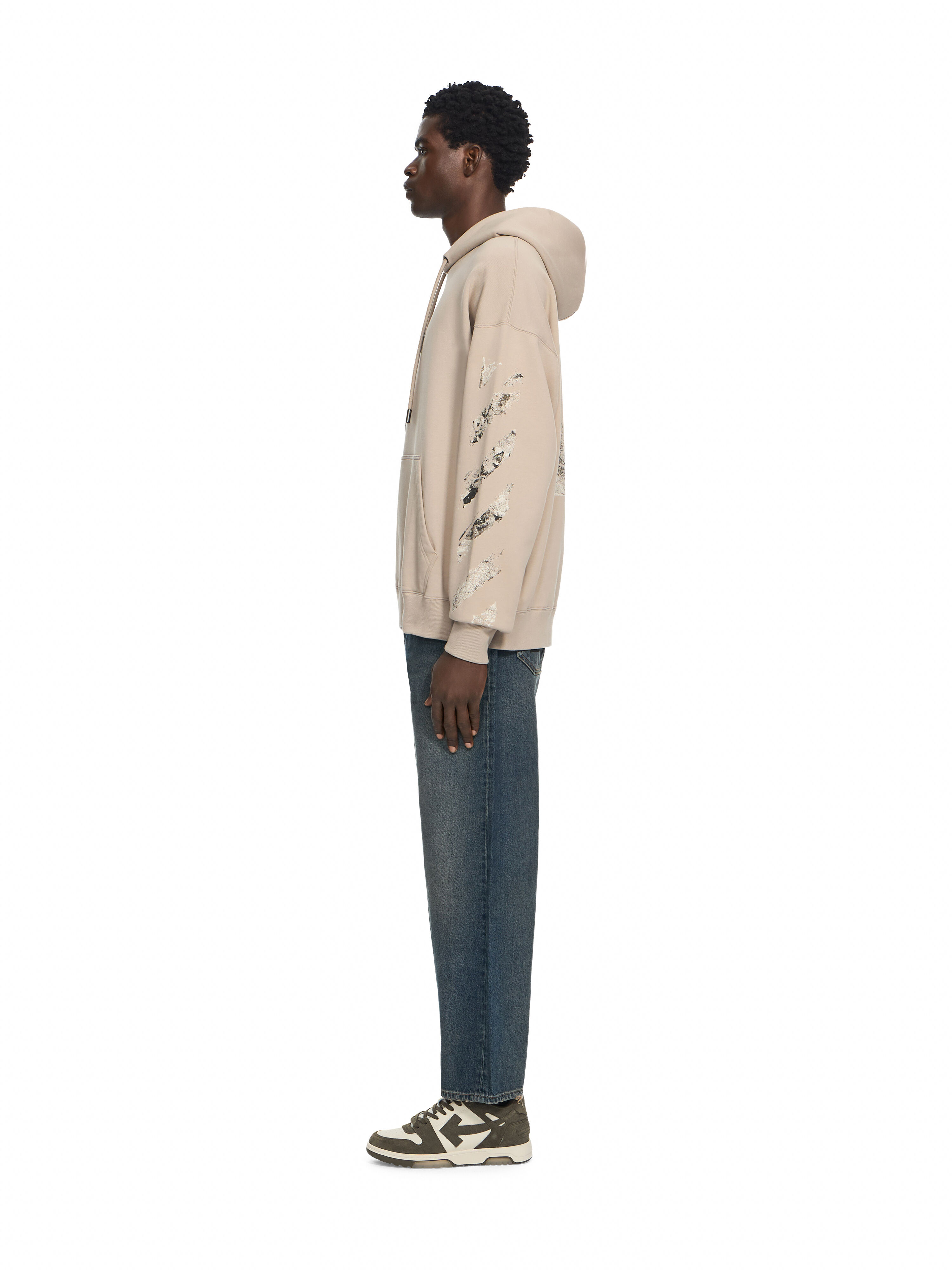 Half Arrow Tapered Jeans OFF WHITE Half Arrow Tapered Jeans DIRTY DARK BLUE 44MYA19DF26D005