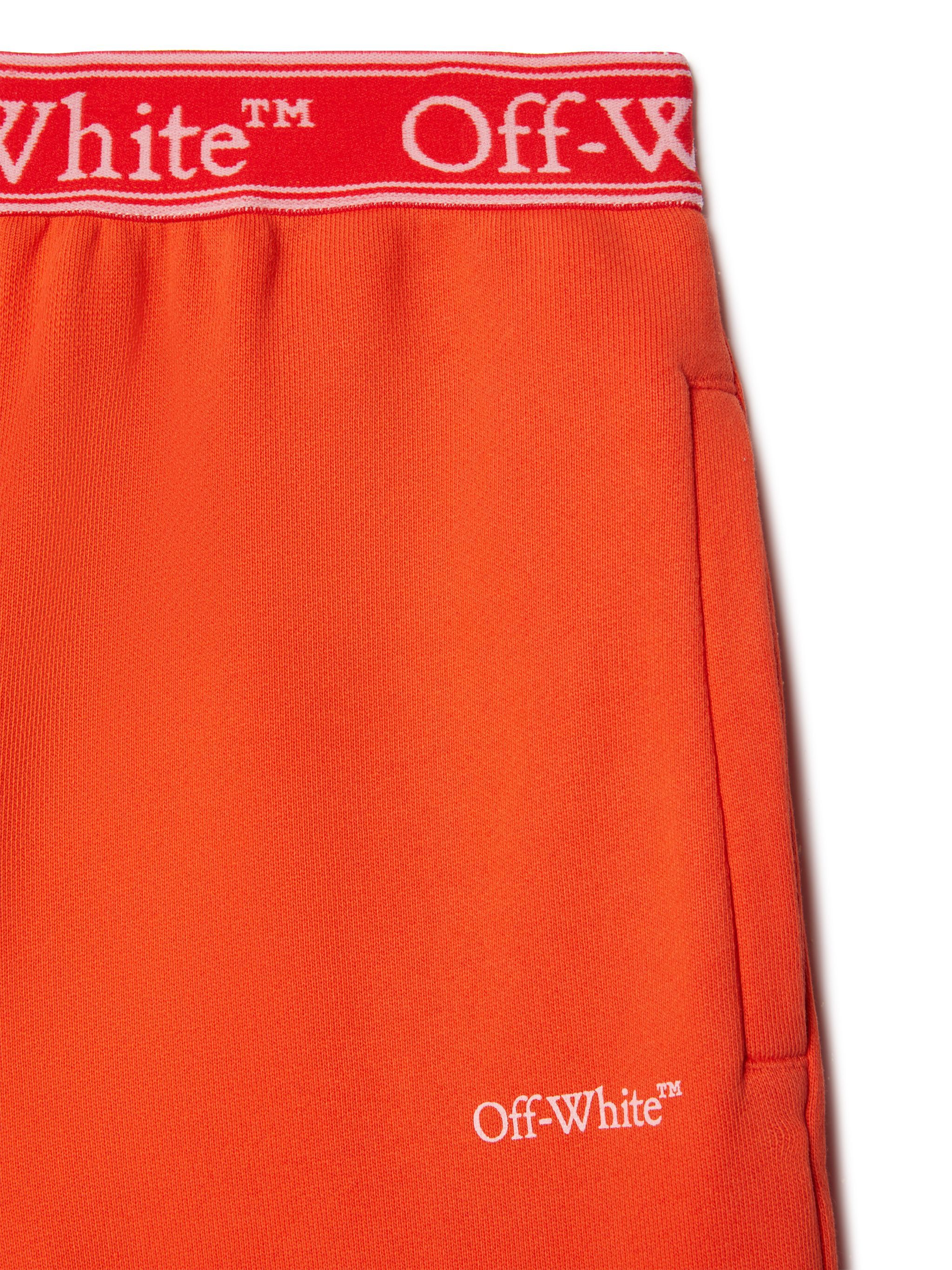 OFF WHITE Joggers Bookish Con Banda Logata ARANCIONE OGCH009S25FLE001