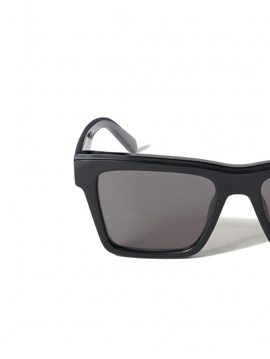 Virginia Smoke Lens Sunglasses OFF WHITE Virginia Smoke Lens Sunglasses Shiny Black OW1037100753