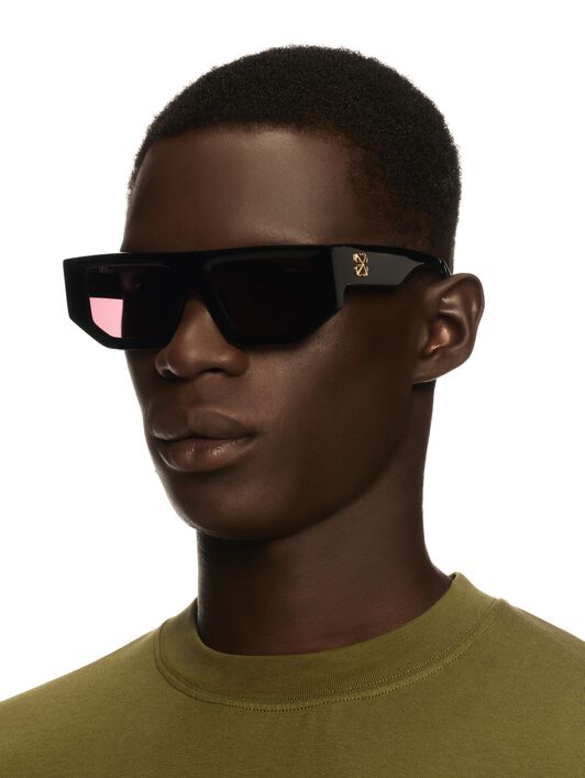 OFF WHITE Vancouver Sunglasses BLACK OERI13FC99PLA001
