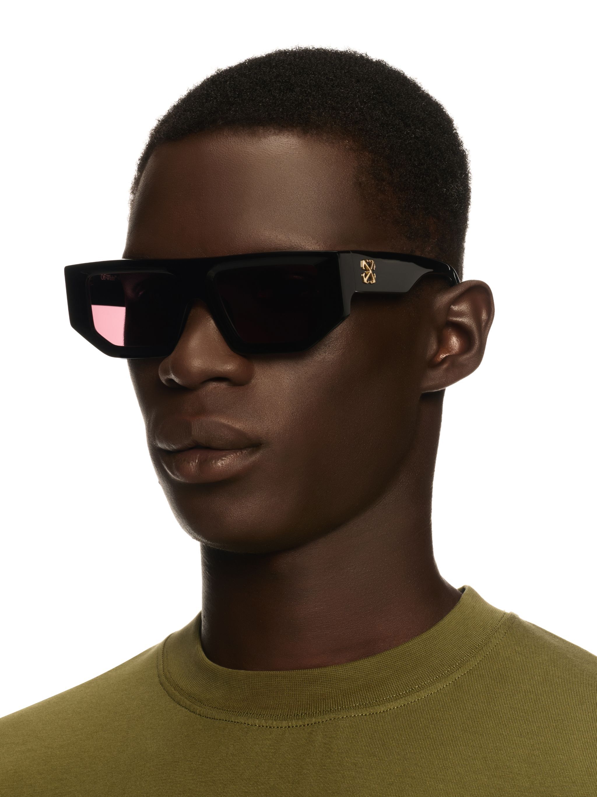 OFF WHITE Vancouver Sunglasses BLACK OERI13FC99PLA001
